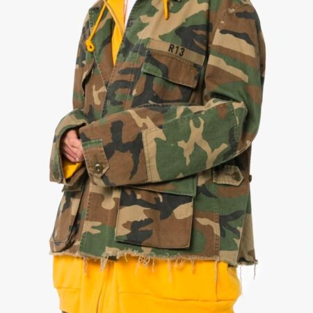 Camouflage Hooded Cotton Jacket: imagen 3