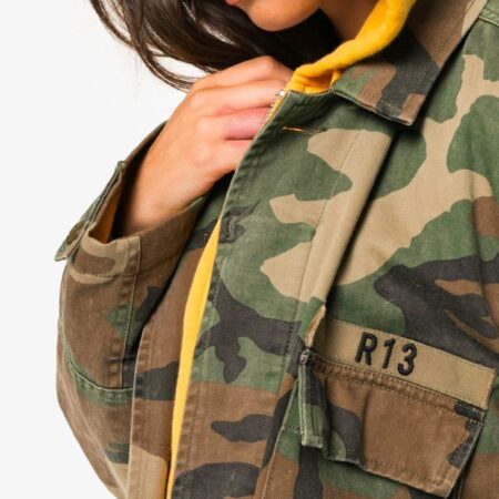 Camouflage Hooded Cotton Jacket: imagen 5
