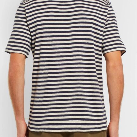 Folk Striped Slub Cotton-Jersey T-Shirt: imagen 4