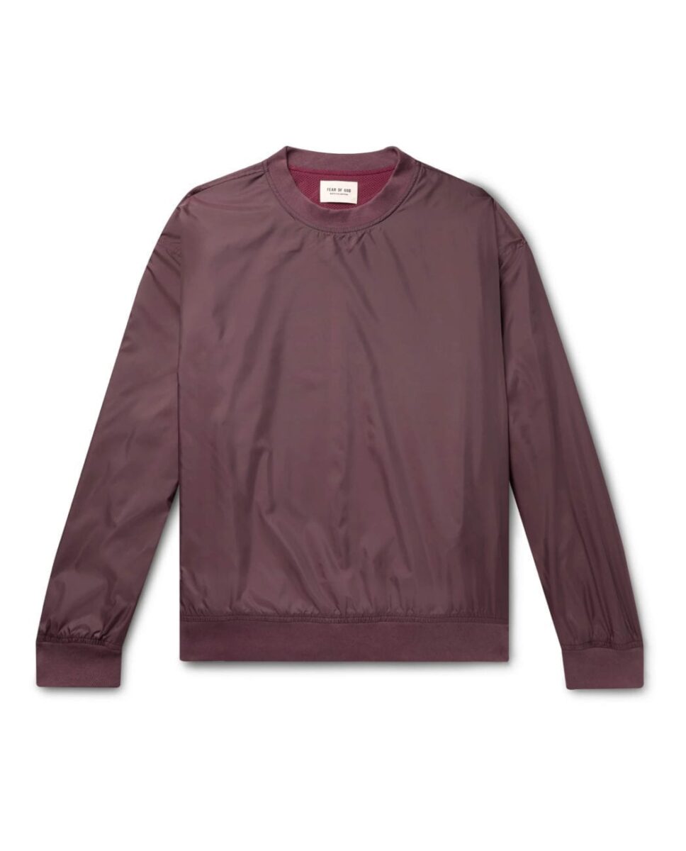 Oversized Nylon Sweatshirt