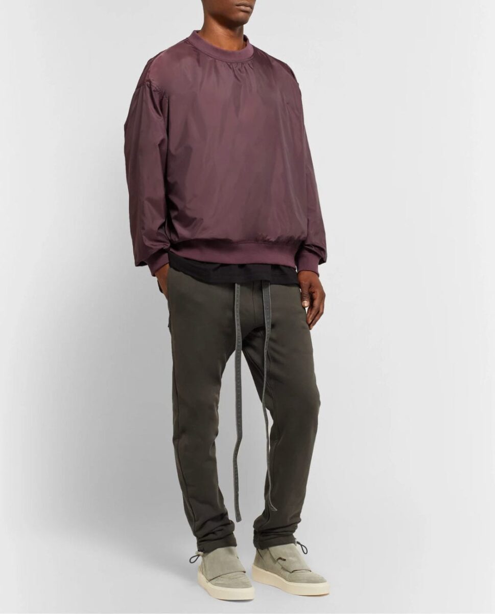 Oversized Nylon Sweatshirt